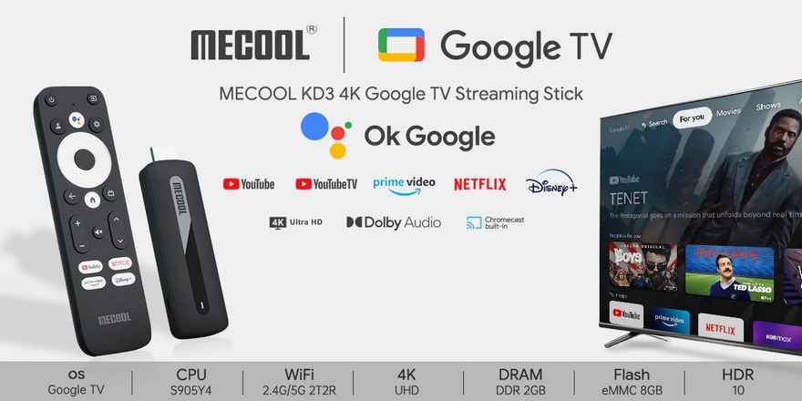 MECOOL KD3 Google TV 11 STICK
